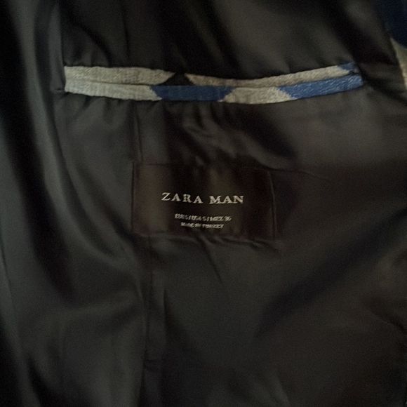 Zara Mens Abstract Design Light Jacket - Picture 3 of 4